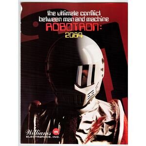 Robotron + Dazzler Arcade Game Magazine AD Retro Video Art 8.5" x 11" Vintage